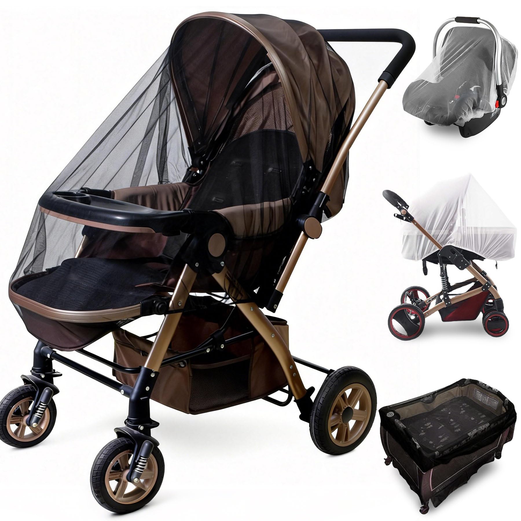 Amazon.com : Sysmie 2PCS Baby Stroller Mosquito Net,Durable Mesh